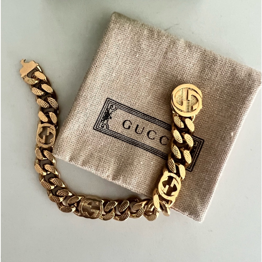 Gucci chunky chain bracelet
